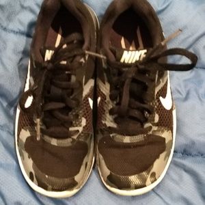 Size 13c camo nikes